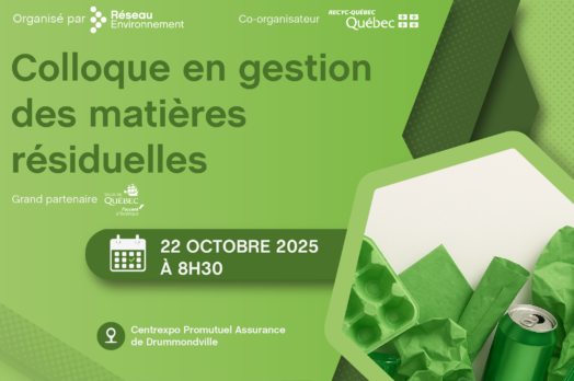 Colloque en gestion des matières résiduelles